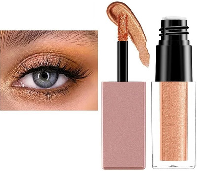 SEUNG Glitter Liquid Eyeshadow Shimmer Eye Shadow Metallic Eyeshadow 4 g(Copper)