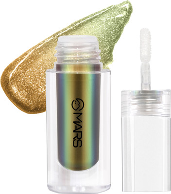 MARS Northern Lights Liquid Eyeshahdow With Dual-Tone Chrome Effect | Liquid Shimmer 1.8 ml(03-Alaskan Aurora)