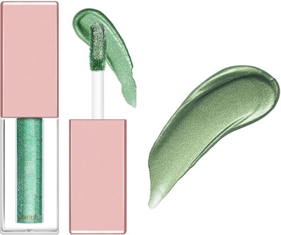 USBK SHIMMER EYESHADOW FOR BEST PARTY MAKEUP 4 ml(GREEN)