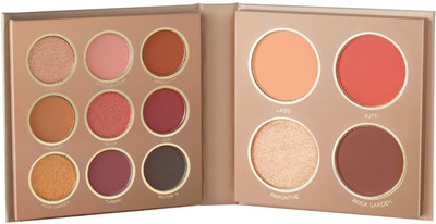 MARS 9 Eyeshadow Palette with 1 Highlighter, Blusher, Bronzer & Compact Powder 16 g(03-Chandigarh)