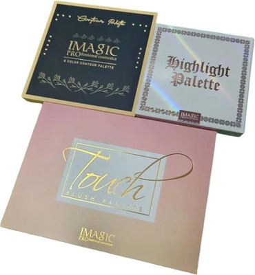 IMagic contour palette +highlighter palette +touch blush palette 50 g(multicolor)