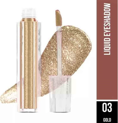 GABBU Combo Liquid Metallic Eyeshadow for Women 5 g(GOLD)