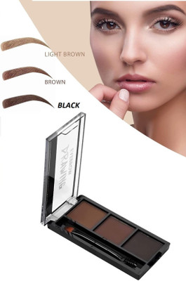 BLUEMERMAID Waterproof Eyebrow Kit to Shape, Define and Fill the Eyebrows 7.2 g(MULTICOLOR)