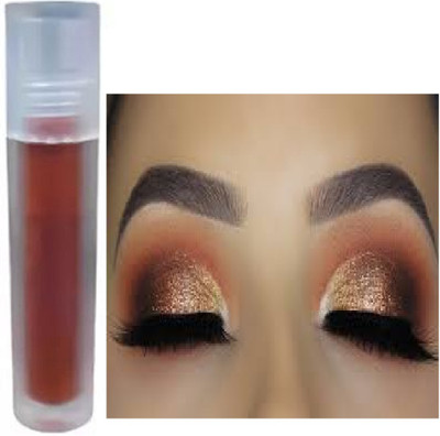 Luipui orange shimmer eye shadow waterproof pack of 1 7 ml(orange)