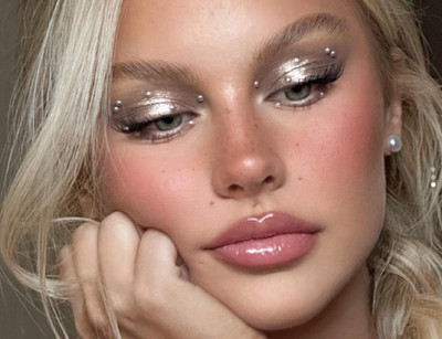 AEPRUY Glitter Liquid Eyeshadow Korean Makeup silver Highlight Eyeliner 2 ml(oxidised silver)