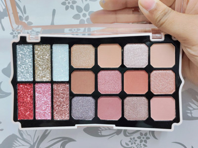 manasona New Matte Eyeshadow Palette For womens & Girls 21 g(Multi)