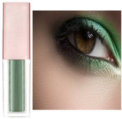 Luipui waterproof green glitter eye shadow pack of 1 5 ml(green)
