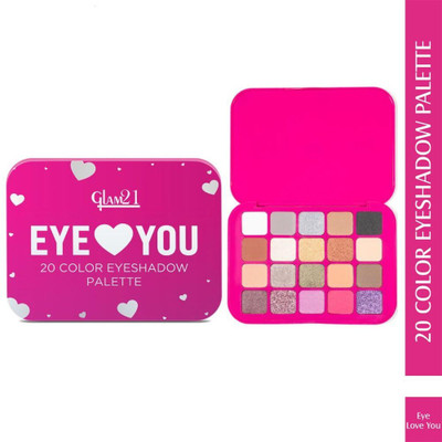Glam21 20 Color Eyeshadow Palette Combination of Mattes & Shimmers 20 g(Eye Love You)