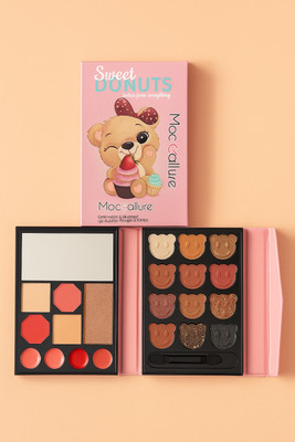 Bajajbeautyshop Sweet Donuts Makeup all in one Kit 10 ml(Multi)