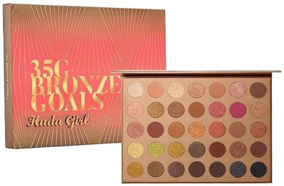 MR. HUDA Bronze Goddess Eye-shadow Palette Powder 35G 56.2 g(Multicolour)