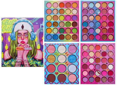 gujas 4 in 1 , 102 Colors complete face palette 425 g(Multicolor)