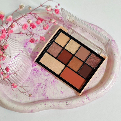 HUZURLU New Matte Shimmer EyeShadow Palette for eyemakuep 12 ml(Mliti color)