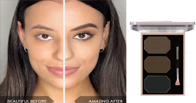 GABBU new long lasting waterproof Matte Eyebrow Fix Powder Palette(MULTICOLOUR)