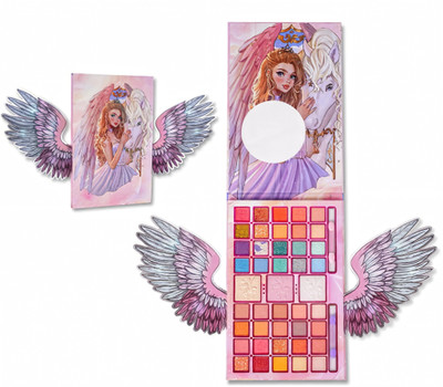 HSQ 43 Color Wings Eyeshadow Palette with Mirror, Brushes | Angel Eye Makeup Kit 40 g(Multicolour)