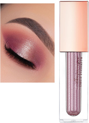 tanvi27 Waterproof & Highly Pigmented Metallic Liquid Glitter Rose Gold Eyeshadow 5.5 ml(Rose Gold)