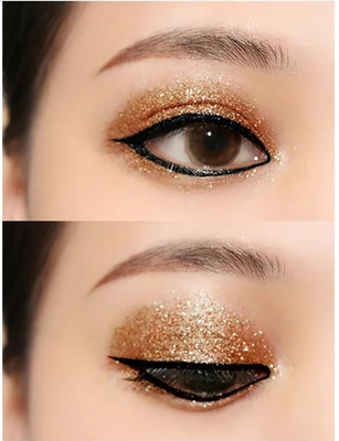 SEUNG 12 Glitter Eyeshades Shimmery Finish, Blendable Eyeshadow 18 g(MULTI COLOR)