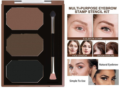 tanvi27 New 3in1 Water Proof & Long Wear Multi Use Eyebrow Makeup Palette 9 g(MULTI COLOR)