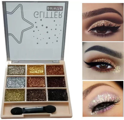 Yuency BEST SHIMMER WATERPROOF EYE SHADOW PALETTE 9 g(MULTICOLOR)