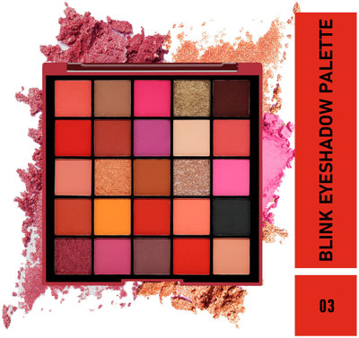 MATTLOOK 25 Colors Blink Eyeshadow Palette High Pigment Superstay Blendable Waterproof 26 g(Multicolor-03)