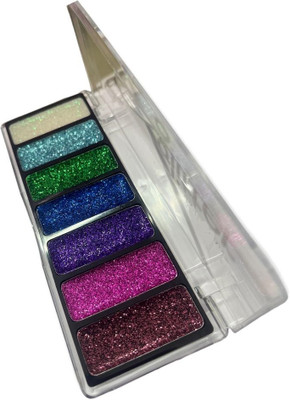 ADJD MULTI COLOR Glitter Eye shadow Palette Shimmer Ultra Pigmented 22.52 ml(MULTI)