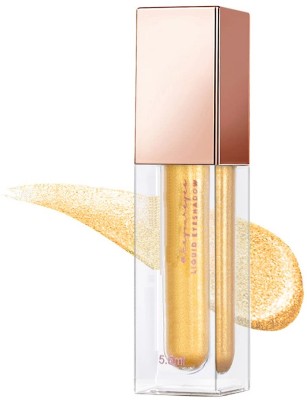 Emijun Water Proof Smudge Proof Shimmer Glitter Liquid Eyeshadow 5.5 ml(gold beam)