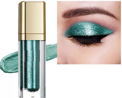 luzimaisa Best Long-Lasting Liquid Eyeshadow Stick For High-Pigment, Metallic 4 g(green)