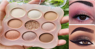 DARYUE Colors Blink Eyeshadow Palette High Pigment Superstay Blendable Waterproof 13 g(Multicolor)
