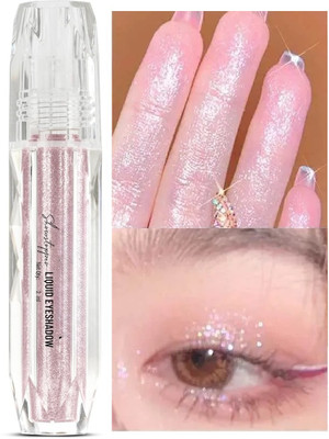AEPRUY Face Glow Shimmer Liquid eyeshadow Waterproof Glitter Highlighter 2 ml(MOON PINK)