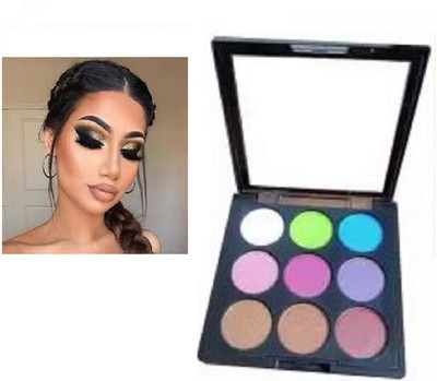 Luipui TRENDING EYESHADOW 9 COLOR PALETTE MAKEUP PACK OF 1 10 g(MULTICOLOR)
