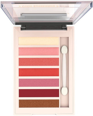 THTC 4 Shimmer and 3 colour Eyeshadow Palette 14 g(MULTI COLOR)