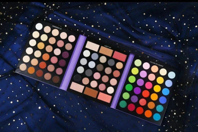 COSLUXE UCANBE Pretty All Eyeshadow Palette,86 Colors Makeup Kit Matte Shimmer Eye Shadow 86.4 g(Multicolor)