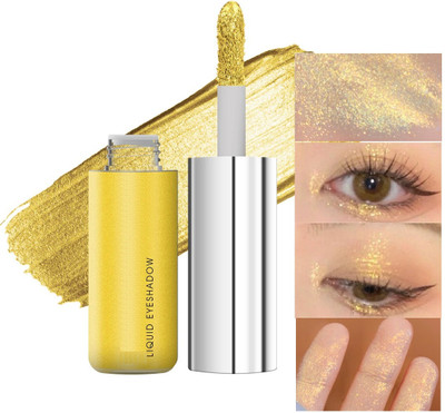 tanvi27 Metallic Liquid Eyeshadow Highly Pigmented 7 g(Golden)