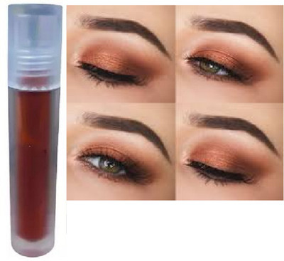 Luipui trending copper color liquid eyeshadow makeup 7 ml(copper)