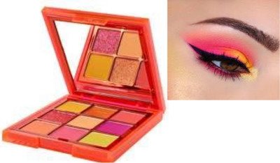 Luipui EYESHADOW PALETTE 9 COLOR PACK OF 1 9 g(MULTICOLOR)