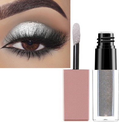 BLUEMERMAID Waterproof Eyeshadow Quick-drying Glitter Shimmer Eye Makeup 4 ml(BLUE)