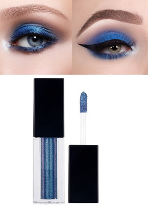 BLUEMERMAID HIGH PIGMENT BLUE COLOR LIQUID MATTE SHIMMER EYE SHADOW 4 ml(BLUE)