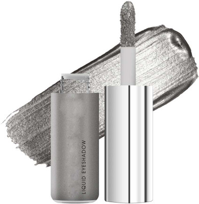 GABBU Grey Metallic Liquid Eyeshadow with Radiant Shimmer Finish 7 g(Metallic grey)