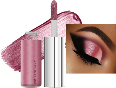THTC Shimmer Finish | Highly Pigmented | Blends Easily Liquid Eyeshadow 06 7 ml(pink)