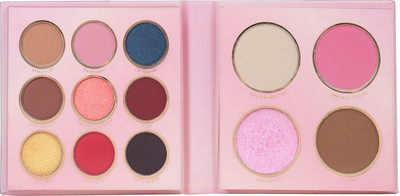 MARS 9 Eyeshadow Palette with 1 Highlighter, Blusher, Bronzer & Compact Powder 16 g(07-Jaipu)