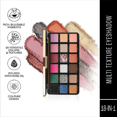 Lakmé Rouge Bloom Eyeshadow Pro-Palette 27g 27 g(Multi shade)