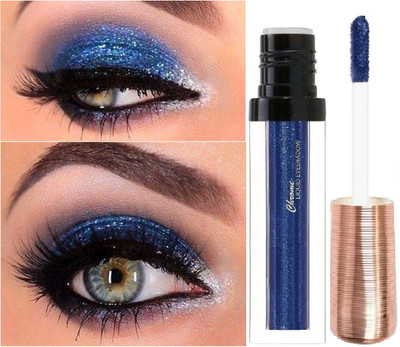 THTC Metallic Liquid Eyeshadow with Radiant Shimmer Finish 005 6 ml(ROYAL BLUE)