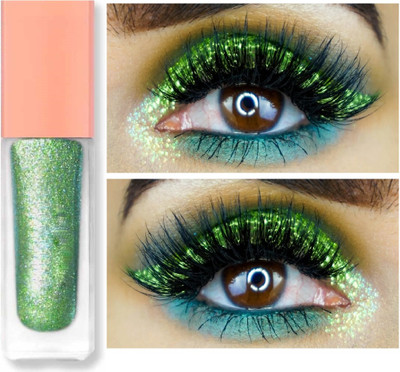 WOONGMI Professional Liquid Glitter Eyeshadow Shimmer Finish 4 ml(Green)