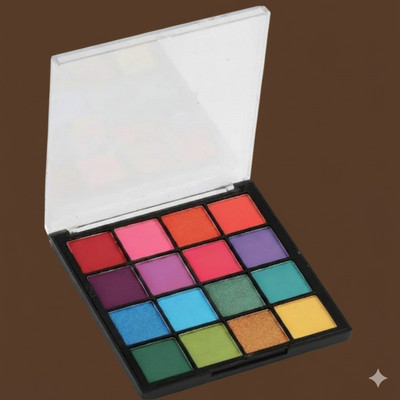 Gleam Soul Multi-Use 16 Shade in 1 Makeup Palette for Eyes, Cheeks & Face Makeup 45 g(Multi Colour)
