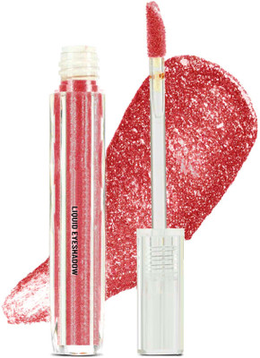 THTC Copper-Toned Metallic Glitter Liquid Eye Shadow 5 g(Metallic Red)