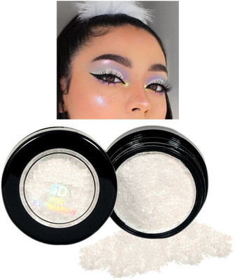 tanvi27 Shimmery Finish Exposed 5D Wet Eyeshadow, Highly Pigmented, Glitter Eye Shadow 5 g(White)