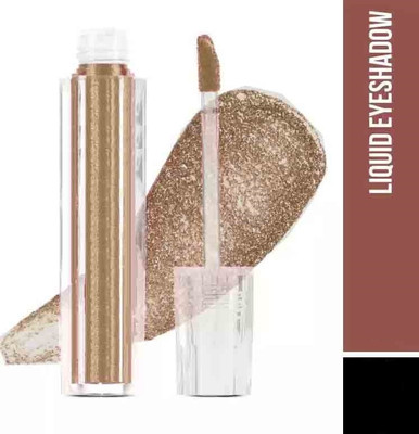 Emijun Water Proof Smudge Proof Shimmer Glitter Liquid Eyeshadow 5 g(WARM GOLD)