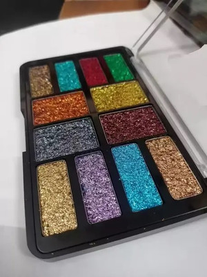 GFSU - GO FOR SOMETHING UNIQUE Shimmer Glitter Eyeshadow Palette 18 g(Multi Color)