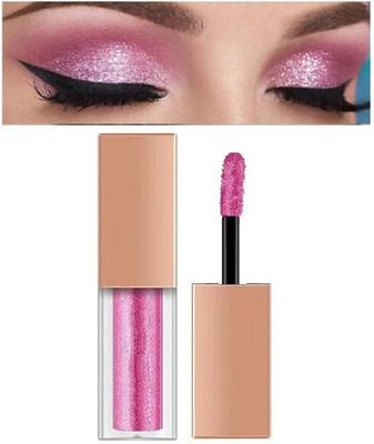 USBK Liquid pink color eyes & lips eyeshadow long lasting shinning 4 ml(pink)