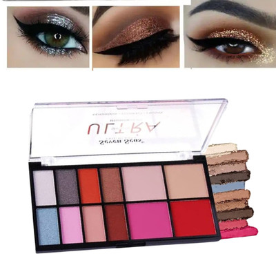 BLUST&FAMME Ultra Smooth Eyeshadow Palette Pigmented Colors Long Wearing 1ss 25 g(multi)