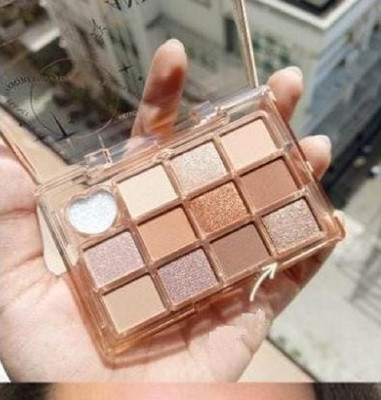 Emijun 12 Colors Eyeshadow Palette 14 g(MULTI COLOR)